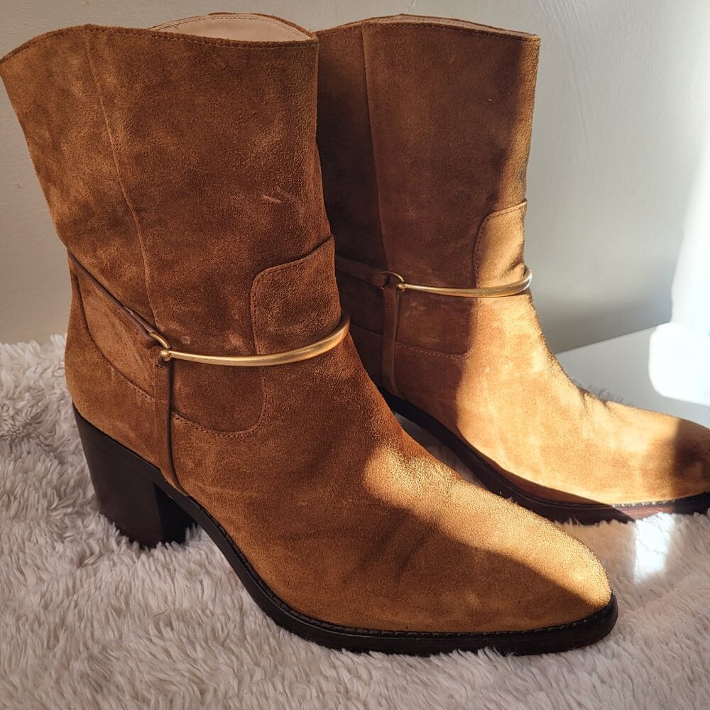 Camden Suede Harness Boot